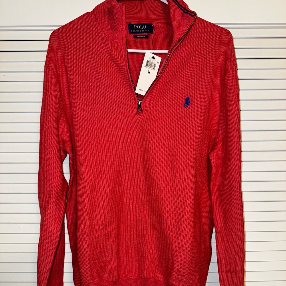 POLO Zip Up Sweater NWT SzM